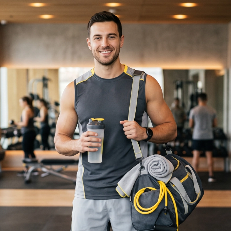 Modern sports and fitness lifestyle