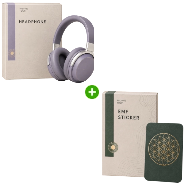 Promos Town 1 Headphone Set + 1 EMF Sticker